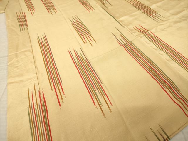 平和屋着物●長襦袢　無双仕立て　霞文　正絹　逸品　AABL5468ck