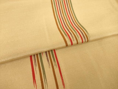 平和屋着物●長襦袢　無双仕立て　霞文　正絹　逸品　AABL5468ck