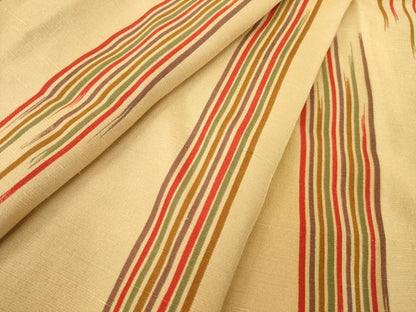 平和屋着物●長襦袢　無双仕立て　霞文　正絹　逸品　AABL5468ck