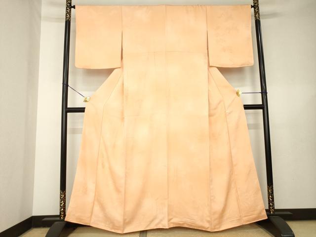 平和屋着物●上質な小紋　松地紋　暈し染め　正絹　逸品　AABL5469ck