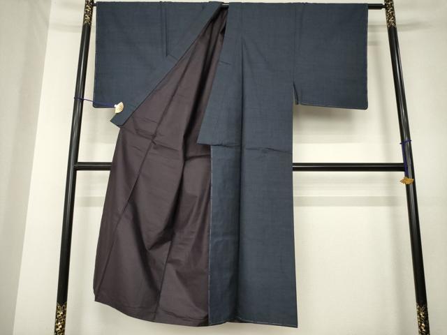 平和屋着物●男性　本場大島紬　アンサンブル　100亀甲　総詰め　山田菊士作　証紙付き　正絹　逸品　未使用　AABL5474ck