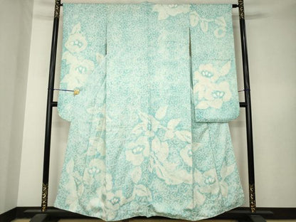 平和屋着物●豪華振袖　総絞り　花尽くし　正絹　逸品　AABL5475ck