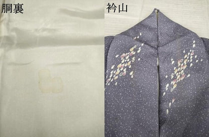 平和屋着物●訪問着　流水文　正絹　逸品　AABL5478ck