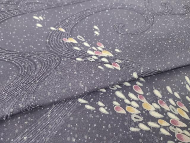 平和屋着物●訪問着　流水文　正絹　逸品　AABL5478ck