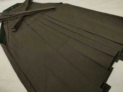 平和屋着物●男性　行灯袴　縞　正絹　逸品　AABL5485ck