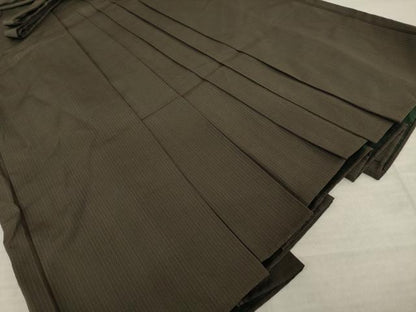 平和屋着物●男性　行灯袴　縞　正絹　逸品　AABL5485ck
