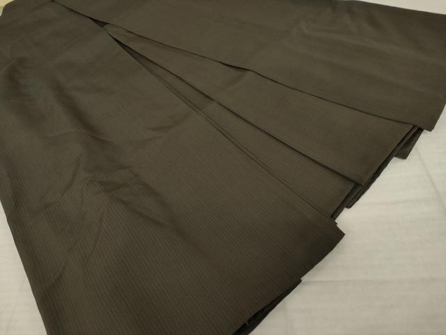 平和屋着物●男性　行灯袴　縞　正絹　逸品　AABL5485ck