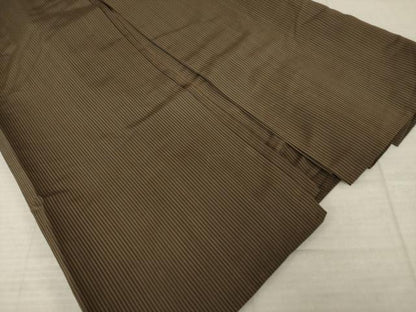 平和屋着物●男性　行灯袴　縞　正絹　逸品　AABL5486ck