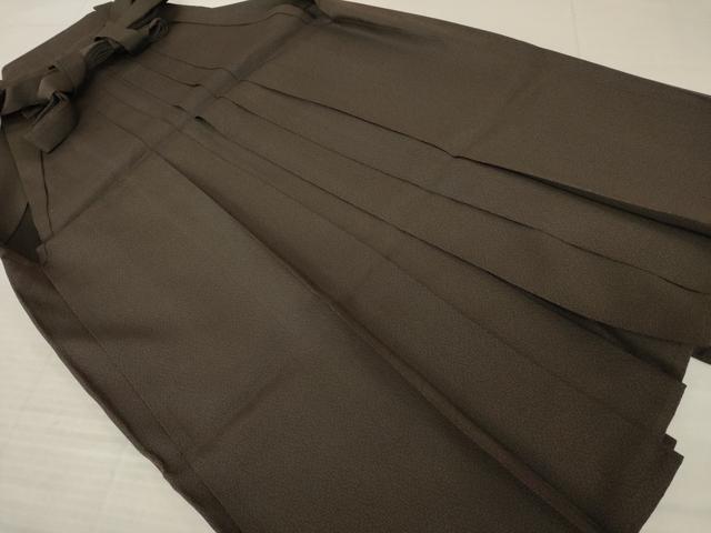 平和屋着物●男性　行灯袴　幾何学霞文　正絹　逸品　AABL5487ck