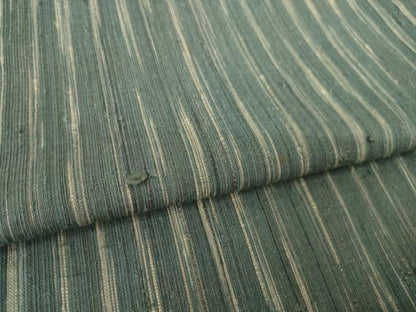 平和屋着物●浦野理一　経節紬　霞文　正絹　逸品　AABL5496ck