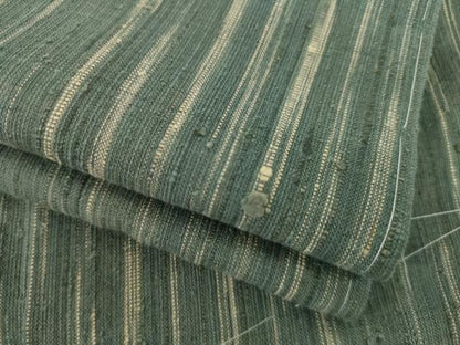 平和屋着物●浦野理一　経節紬　霞文　正絹　逸品　AABL5496ck