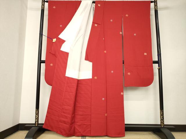 平和屋着物●豪華振袖　寿光織　舞花文　金糸　正絹　逸品　AABL5533ck