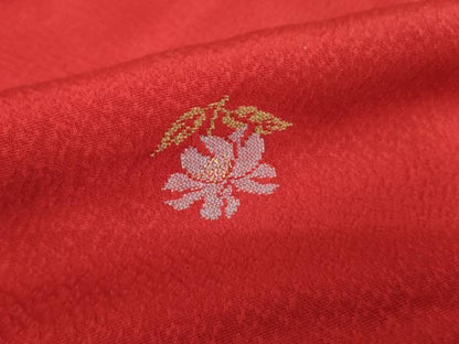 平和屋着物●豪華振袖　寿光織　舞花文　金糸　正絹　逸品　AABL5533ck