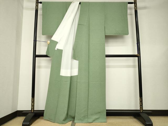 平和屋着物●江戸小紋　吉祥柄　京都きもの友禅扱い　正絹　逸品　未使用　AABL5559ck