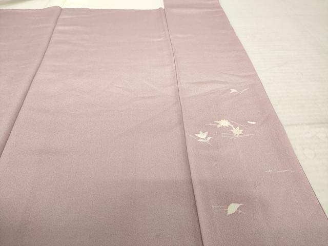 平和屋着物●訪問着　友禅　作家物　流水花文　暈し染め　正絹　逸品　AABL5577ck