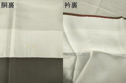 平和屋着物●訪問着　短冊花文　正絹　逸品　AABL5581ck