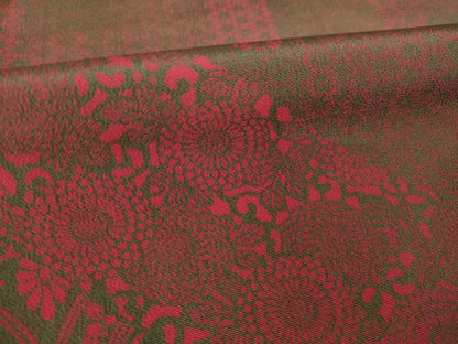 平和屋着物●訪問着　短冊花文　正絹　逸品　AABL5581ck