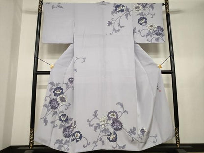 平和屋着物●室華風　訪問着　花唐草文　金彩　正絹　逸品　AABL5589ck