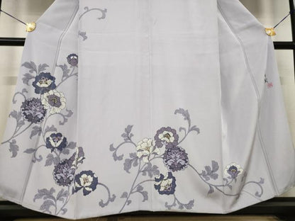 平和屋着物●室華風　訪問着　花唐草文　金彩　正絹　逸品　AABL5589ck