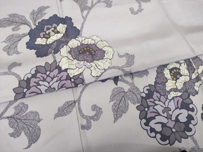 平和屋着物●室華風　訪問着　花唐草文　金彩　正絹　逸品　AABL5589ck