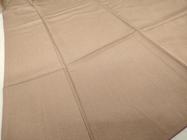 平和屋着物●伝統工芸師　服部光擴　万筋　鴇浅葱色×柴染色　正絹　逸品　AABL5598ck