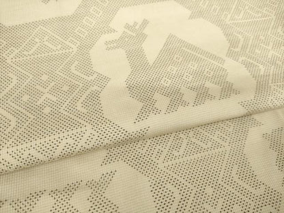 平和屋着物●本場大島紬　白大島　9マルキ　有栖川文様　正絹　逸品　AABL5599ck