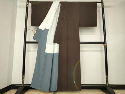 平和屋着物●世界的人形師　辻村寿三郎　ジュサブロー　訪問着　鈴蘭　スズラン　正絹　逸品　未使用　AABL5600ck