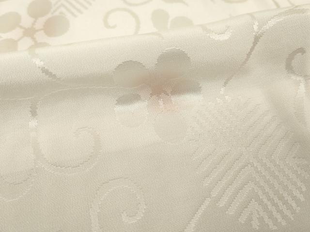 平和屋着物●長襦袢　無双仕立て　花唐草地紋　暈し染め　正絹　逸品　AABL5603ck