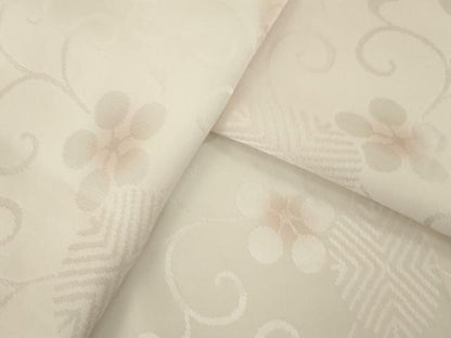 平和屋着物●長襦袢　無双仕立て　花唐草地紋　暈し染め　正絹　逸品　AABL5603ck