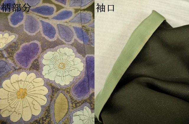 平和屋着物●TOKI志すい キモノモードオリジナルブランド　訪問着　辻が花　舞花文　暈し染め　銀通し地　正絹　逸品　AABL5618ck