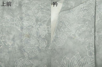 平和屋着物●上質な小紋　葡萄蔦の葉文　正絹　逸品　AABL5630ck