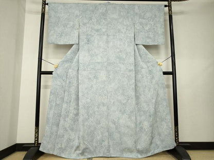 平和屋着物●上質な小紋　葡萄蔦の葉文　正絹　逸品　AABL5630ck