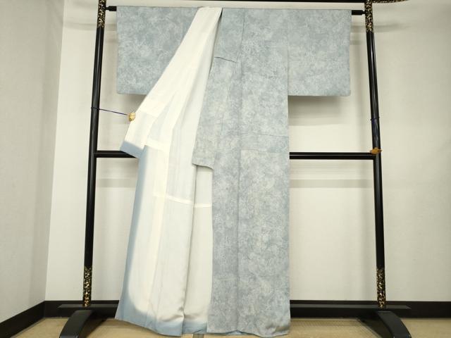 平和屋着物●上質な小紋　葡萄蔦の葉文　正絹　逸品　AABL5630ck