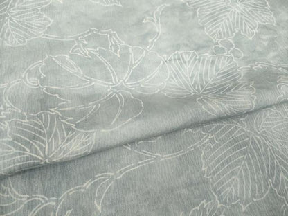 平和屋着物●上質な小紋　葡萄蔦の葉文　正絹　逸品　AABL5630ck