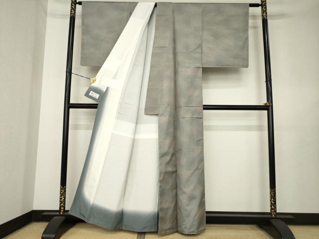 平和屋着物●本場染大島紬　霞文　暈し染め　やまと誂製　正絹　逸品　AABL5631ck