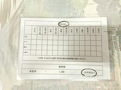 平和屋着物◎六通柄袋帯　唐織　大原三千院　プラチナ二重箔　正絹　逸品　AABL5668yx
