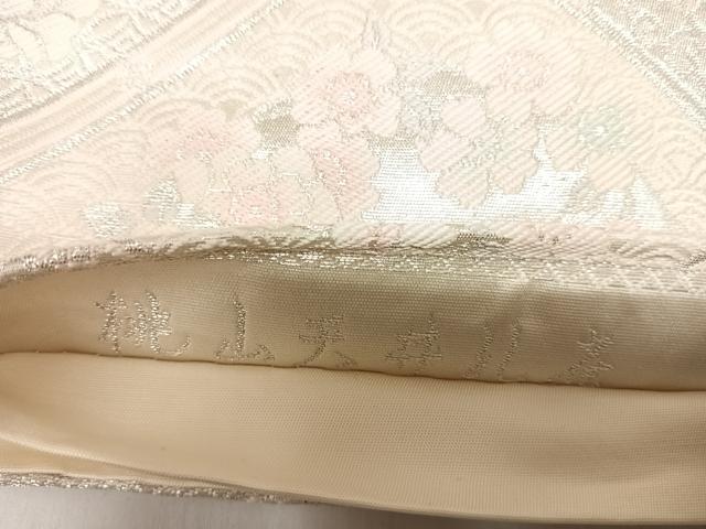 平和屋着物◎六通柄袋帯　唐織　桃山天井孔雀　金銀糸　正絹　逸品　AABL5725yx