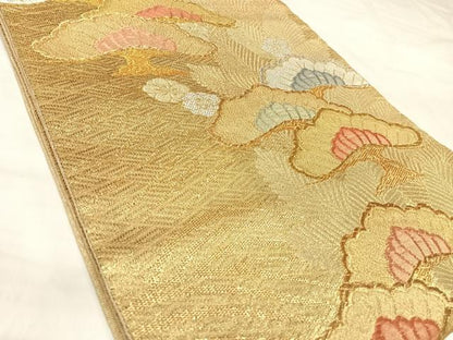 平和屋着物◎佐賀錦　六通柄袋帯　匠彩松慶文　金銀糸　正絹　逸品　AABL5827yx