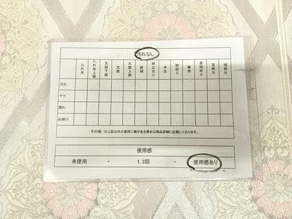 平和屋着物◎六通柄袋帯　唐織　松皮菱正倉院花文　銀糸　正絹　逸品　AABL5851yx