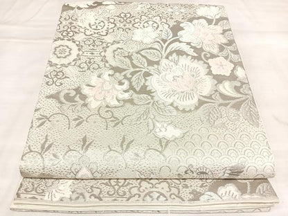 平和屋着物◎六通柄袋帯　唐織　正倉院古代裂　プラチナ二重箔　正絹　逸品　AABL5937yx