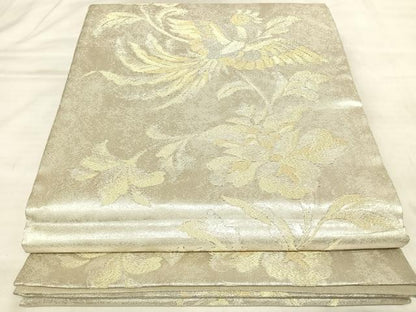 平和屋着物◎六通柄袋帯　明綴インカ神鳥　金銀糸　正絹　逸品　AABL6070yx