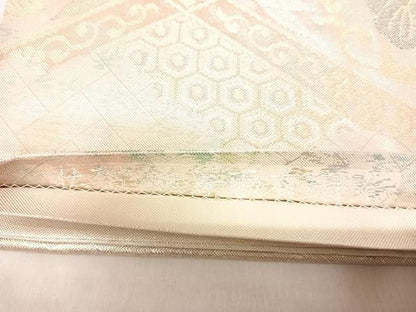 平和屋着物◎佐賀錦　六通柄袋帯　雲取有職紋　金銀糸　引箔　正絹　逸品　AABL6113yx
