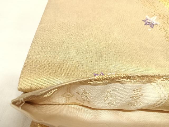 平和屋着物◎六通柄袋帯　唐織　京百景　金銀糸　正絹　逸品　AABL6122yx