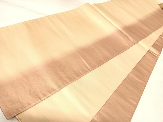 平和屋着物◎太鼓柄袋帯　色紙重ね花鳥風景文　金彩　正絹　逸品　AABL6149yx