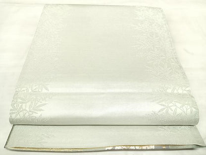 平和屋着物◎両面六通柄袋帯　唐織　立波唐花文　金糸　反端付き　正絹　逸品　AABL6150yx
