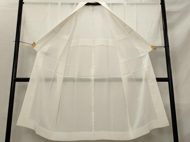 平和屋着物＊夏物　長襦袢　絽　白色　正絹　逸品　AABL6163st