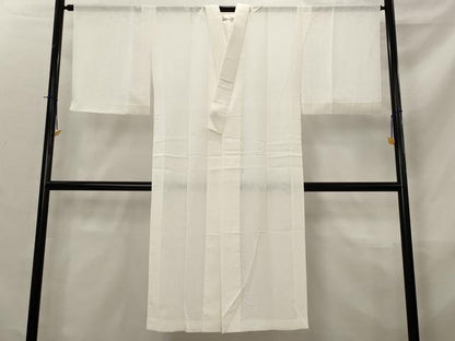 平和屋着物＊夏物　長襦袢　絽　白色　正絹　逸品　AABL6164st