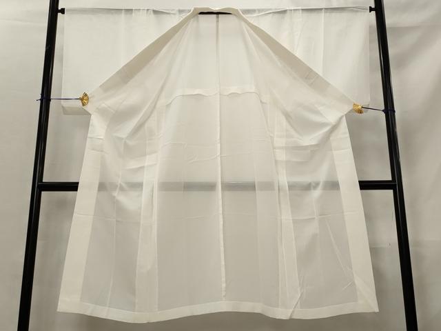 平和屋着物＊夏物　長襦袢　絽　白色　正絹　逸品　AABL6164st