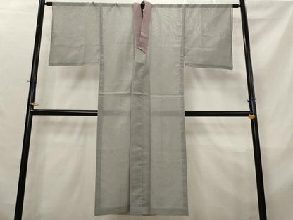 平和屋着物＊夏物　男性　長襦袢　絽　薄鈍色　洗える着物　AABL6175st
