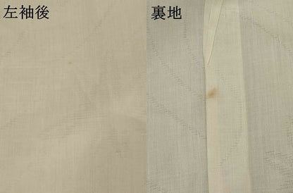 平和屋着物＊夏物　長襦袢　竜田川紋紗　胡粉色　麻　AABL6177st
